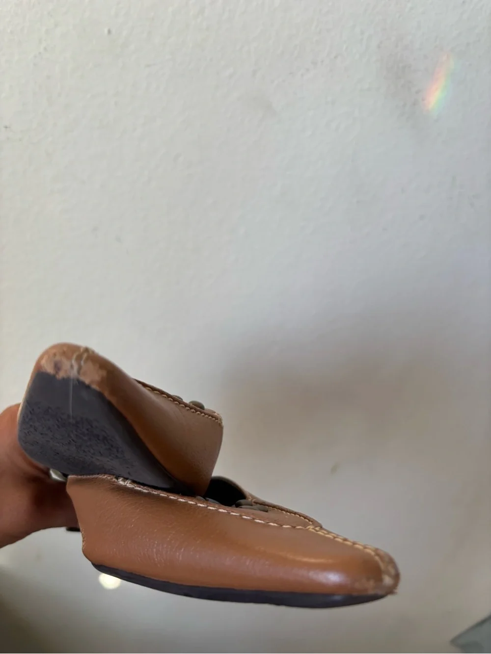 Vintage Boho Summer Brassy Kitten Heels